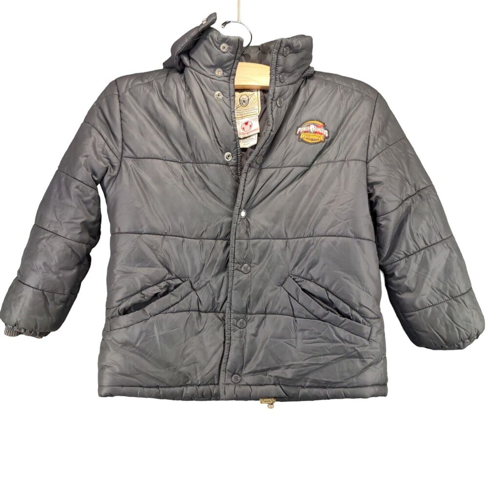 Disney Drive Defender Thermolite Jacket Power Rangers Kids S(5/6) Gray Nylon